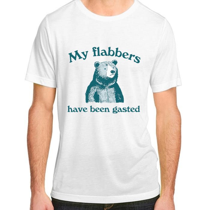 Vintage My Flabbers Have Been Gasted Funny Bear Saying Quote Adult ChromaSoft Performance T-Shirt