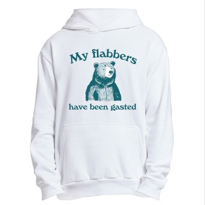 Vintage My Flabbers Have Been Gasted Funny Bear Saying Quote Urban Pullover Hoodie