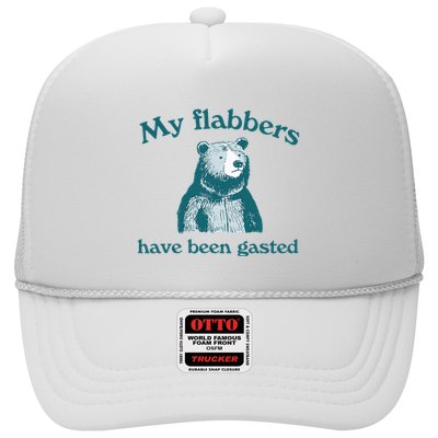 Vintage My Flabbers Have Been Gasted Funny Bear Saying Quote Trucker Hat