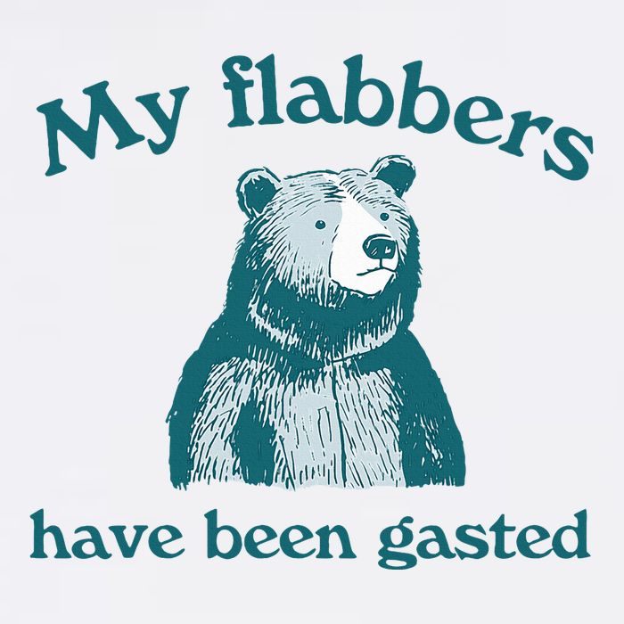Vintage My Flabbers Have Been Gasted Funny Bear Saying Quote Golf Towel