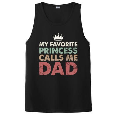 Vintage My Favorite Princess Calls Me Dad Daddy Daughter Gift PosiCharge Competitor Tank