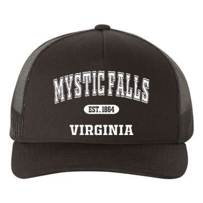 Vintage Mystic Falls Virginia Retro Men Women Fan Yupoong Adult 5-Panel Trucker Hat