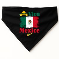 Viva Mexico Flag Mexican Independence Day USA-Made Doggie Bandana