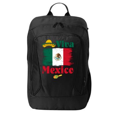 Viva Mexico Flag Mexican Independence Day City Backpack