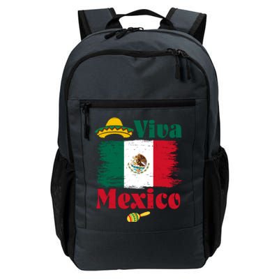 Viva Mexico Flag Mexican Independence Day Daily Commute Backpack