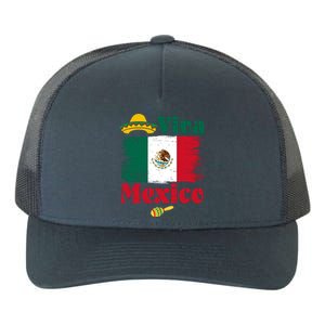 Viva Mexico Flag Mexican Independence Day Yupoong Adult 5-Panel Trucker Hat