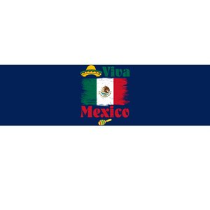 Viva Mexico Flag Mexican Independence Day Bumper Sticker