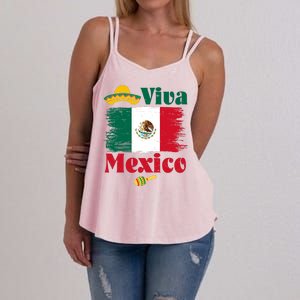 Viva Mexico Flag Mexican Independence Day Women's Strappy Tank