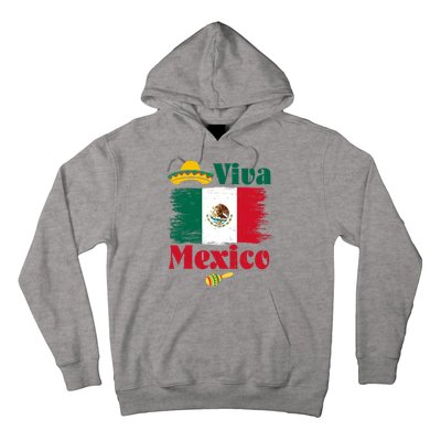 Viva Mexico Flag Mexican Independence Day Hoodie