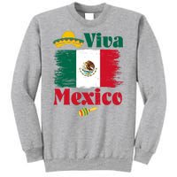 Viva Mexico Flag Mexican Independence Day Sweatshirt