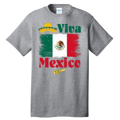 Viva Mexico Flag Mexican Independence Day Tall T-Shirt