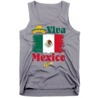 Viva Mexico Flag Mexican Independence Day Tank Top