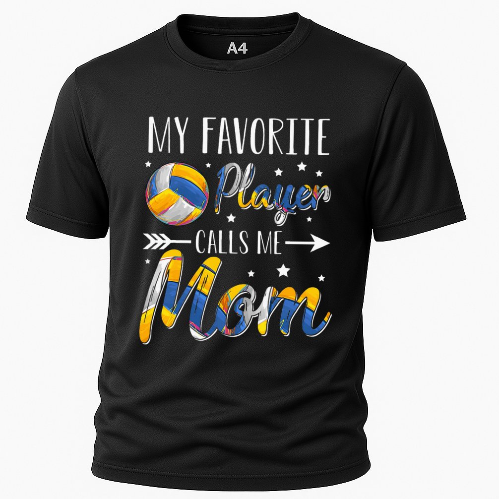 Volleyball My Favorite Player Calls Me Mom Performance Shirt