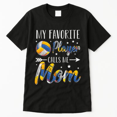 Volleyball My Favorite Player Calls Me Mom Tall T-Shirt