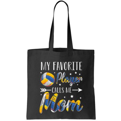 Volleyball My Favorite Player Calls Me Mom Bag