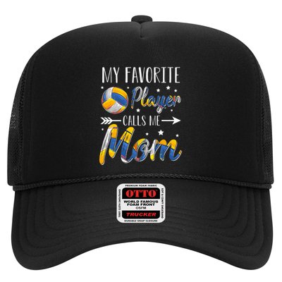 Volleyball My Favorite Player Calls Me Mom Trucker Hat