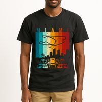 Vintage Miami Formula Racing Track Circuit Tall T-Shirt