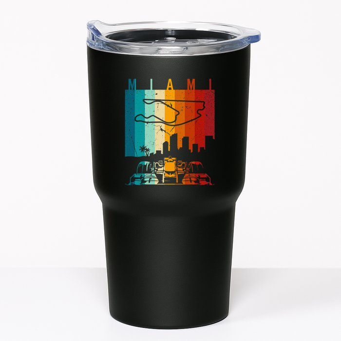 Vintage Miami Formula Racing Track Circuit Tumbler