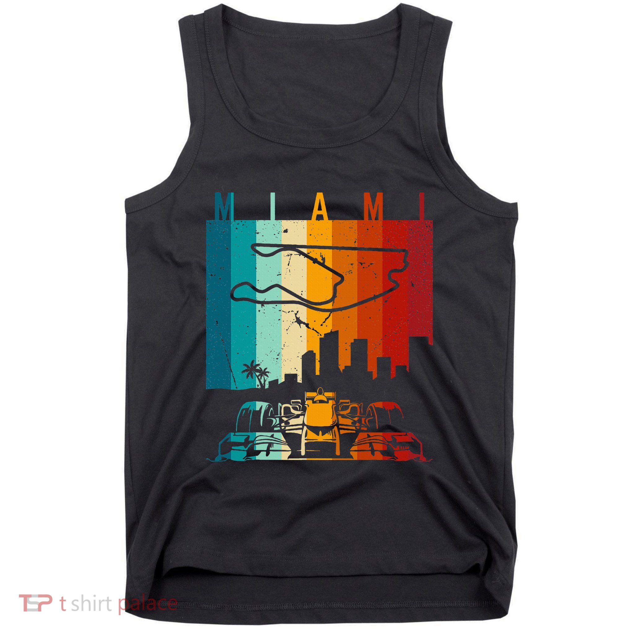 Vintage Miami Formula Racing Track Circuit Tank Top