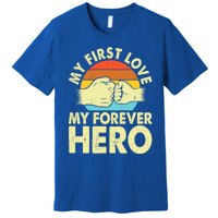 Vintage My First Love My Forever Hero Gift Premium T-Shirt