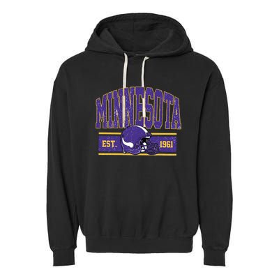 Vintage Minnesota Football Garment-Dyed Fleece Hoodie