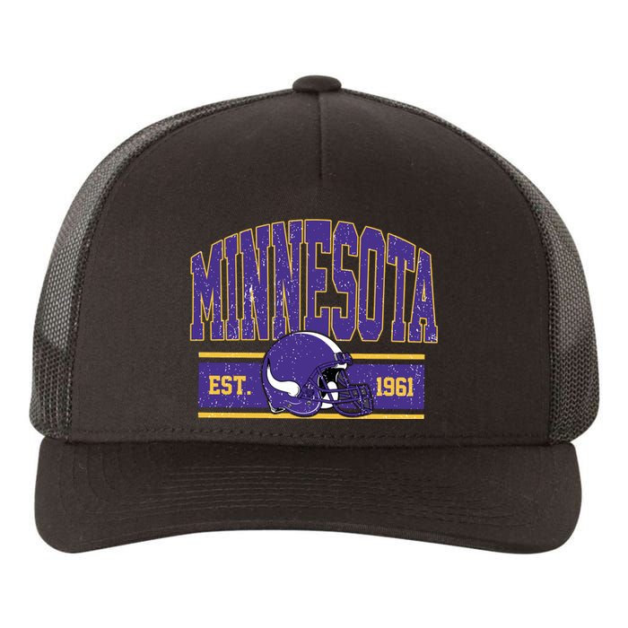 Vintage Minnesota Football Yupoong Adult 5-Panel Trucker Hat