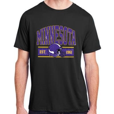 Vintage Minnesota Football Adult ChromaSoft Performance T-Shirt