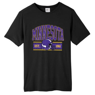 Vintage Minnesota Football Tall Fusion ChromaSoft Performance T-Shirt