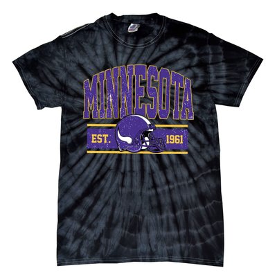 Vintage Minnesota Football Tie-Dye T-Shirt