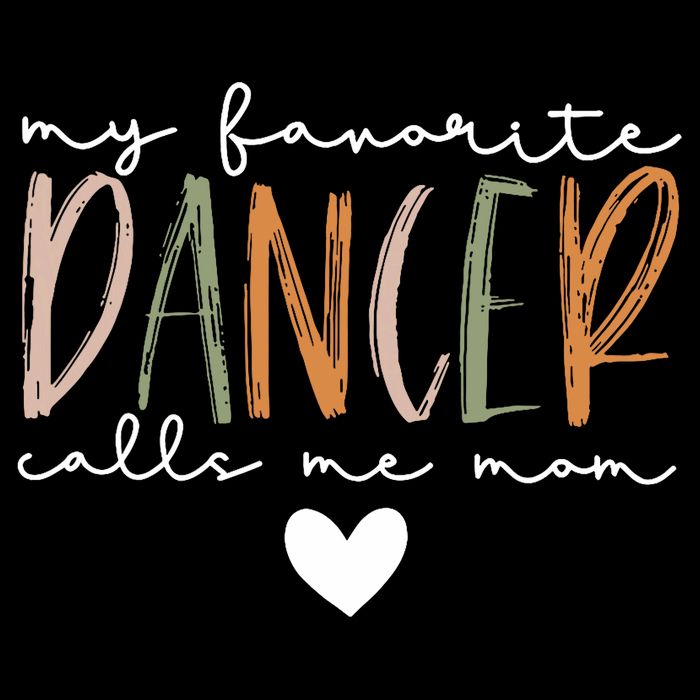Vintage My Favorite Dancer Calls Me Mom Funny Mother Backpack