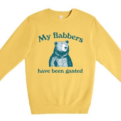 Vintage My Flabbers Have Been Gasted Premium Crewneck Sweatshirt