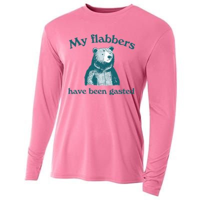 Vintage My Flabbers Have Been Gasted Cooling Performance Long Sleeve Crew