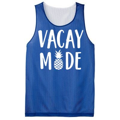 Vacay Mode Funny Gift Pineapple Summer Vibes Gift Mesh Reversible Basketball Jersey Tank