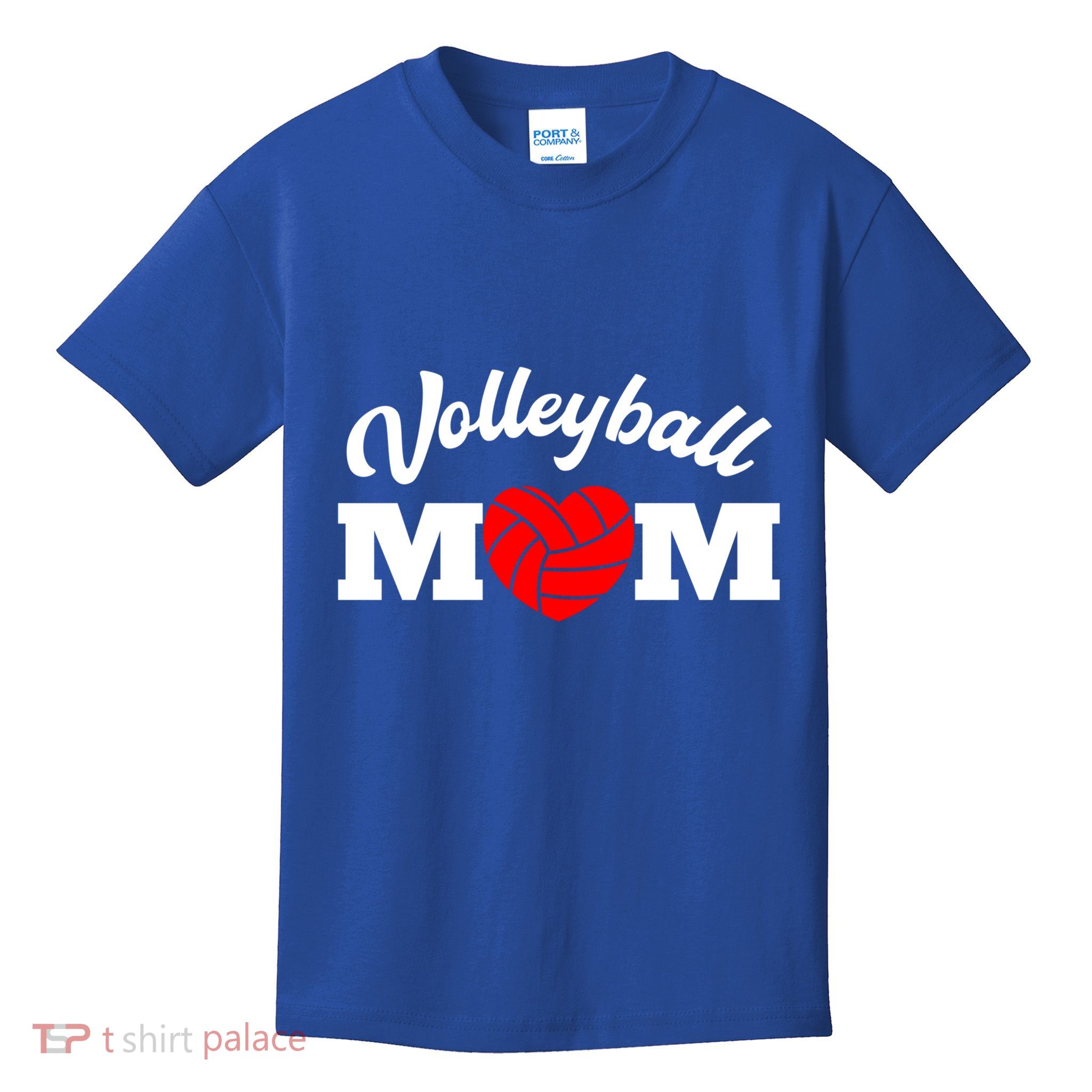 Volleyball Mom For Volleyball Supporting Moms Gift Kids T-Shirt