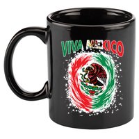 Viva Mexico Flag Mexican Independence Day 11oz C Handle Ceramic Mug