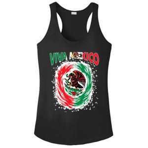 Viva Mexico Flag Mexican Independence Day Ladies PosiCharge Competitor Racerback Tank