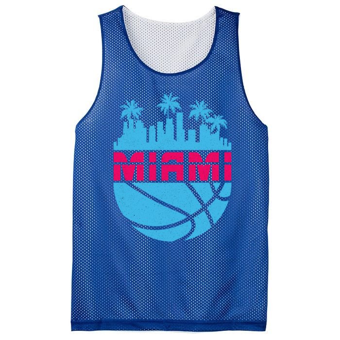 Vintage Miami Florida Retro Basketball I Miami Mesh Reversible Basketball Jersey Tank