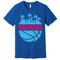 Vintage Miami Florida Retro Basketball I Miami Premium T-Shirt