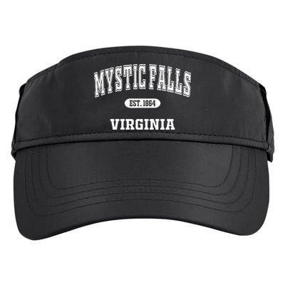 Vintage Mystic Falls Virginia Retro Men Women Fan Adult Drive Performance Visor