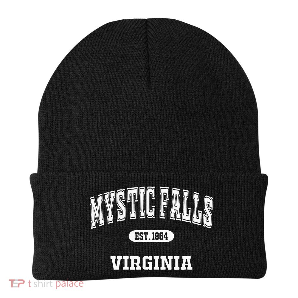 Vintage Mystic Falls Virginia Retro Men Women Fan Beanie