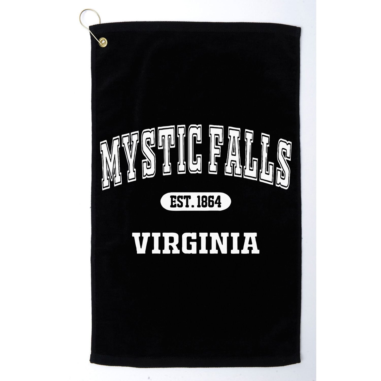 Vintage Mystic Falls Virginia Retro Men Women Fan Golf Towel