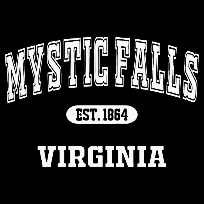 Vintage Mystic Falls Virginia Retro Men Women Fan Womens T-Shirt