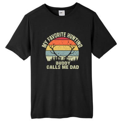 Vintage My Favorite Hunting Buddy Calls Me Design Tall Fusion ChromaSoft Performance T-Shirt