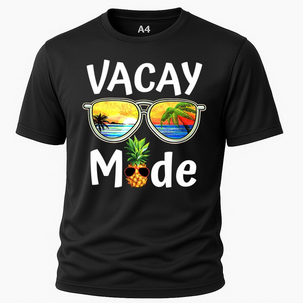 Vacay Mode Family Vacation Summer Sunglasses Beach Pineapple Performance Shirt