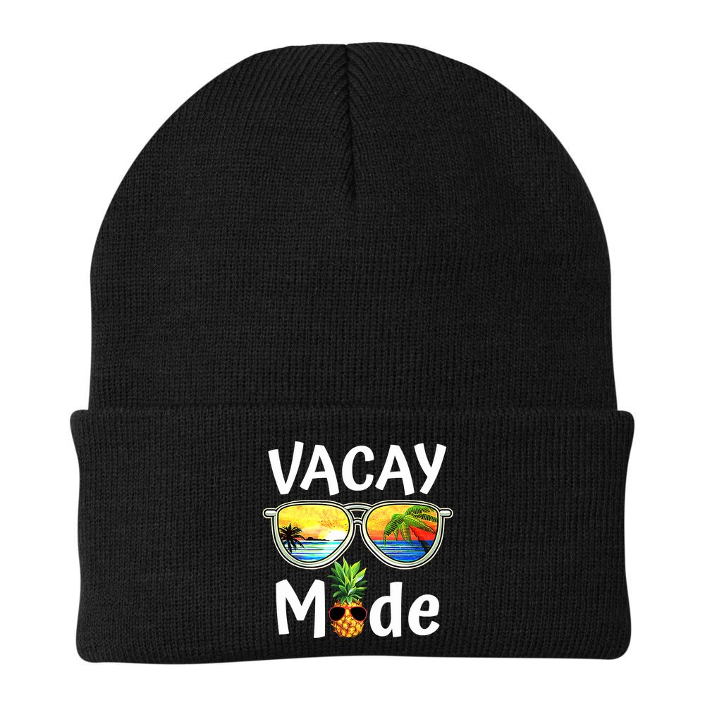 Vacay Mode Family Vacation Summer Sunglasses Beach Pineapple Beanie