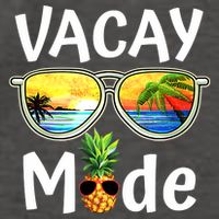 Vacay Mode Family Vacation Summer Sunglasses Beach Pineapple Vector Backpack