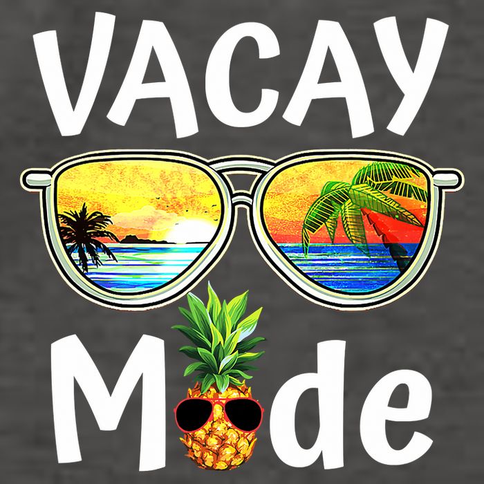 Vacay Mode Family Vacation Summer Sunglasses Beach Pineapple Vector Backpack