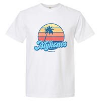 Vintage Mykonos Greece Classic 70s Retro Surfer Garment-Dyed Heavyweight T-Shirt