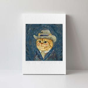 Vincent Meow Gogh Funny Starry Night Cat Van Gogh Cat Canvas