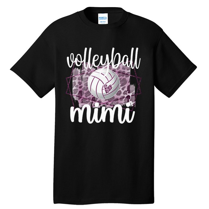 Volleyball Mimi Grandma Of Volleyball Player Tall T-Shirt